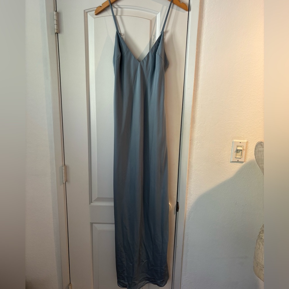 Privacy Please long light blue dress